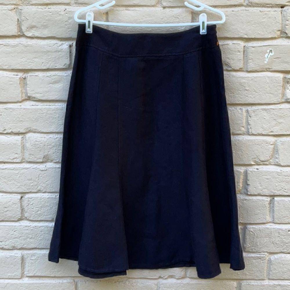Take 50% OFF- Coldwater Creek Blue Ponte A-Linr Skirt, Size-M(10-12)